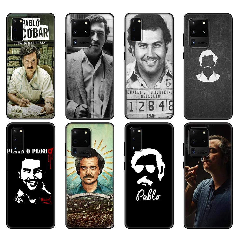 Черный чехол из ТПУ для Samsung galaxy S20 /S20 PLUS/S20 ultra/S20 + /S20FE задняя крышка с Пабло
