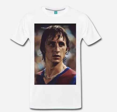 Футболка JOHAN CRUIJFF BOMBER AJAX BARCELLONA OLANDA ANNI 70 2 S-M-L-XL-2XL-3XL |