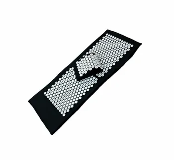 

New Extra Long Spikes Acupressure Mat with Pillow Set for Back Pain Relief Acupuncture Cushion Massager Rug