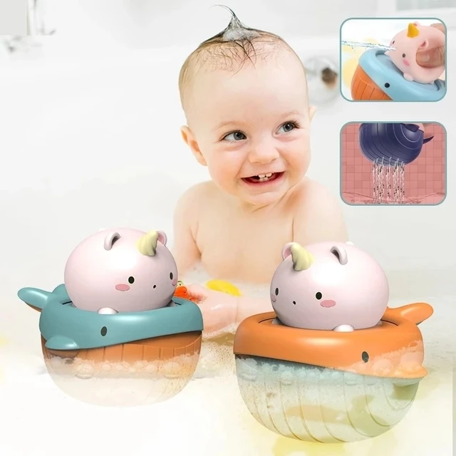 아기의 목욕 시간을 즐겁고 교육적으로 만드는 귀여운 목욕 장난감
