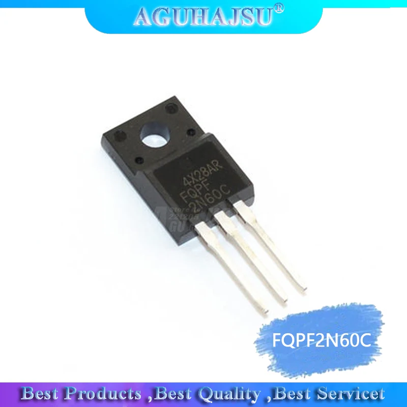 Transistor Del Efecto De Campo Del Mosfet De 10pcs 2a 600v Transistor Del Efecto De Campo Del Mosfet De 10pcs 2a 600v