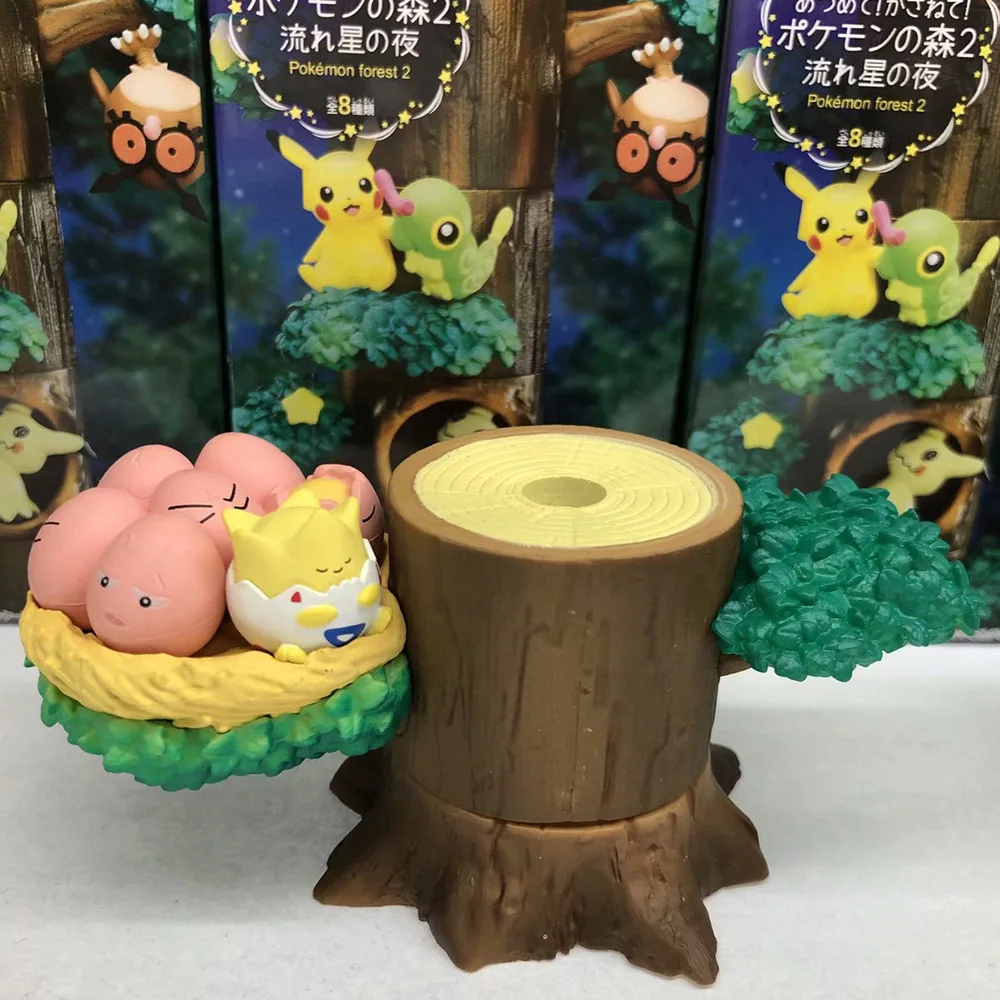 TAKARA TOMY карманный монстр Покемон кукла на дерево Eevee Snorlax детские подарки модель игрушки Пикачу фигурка 8 шт./компл