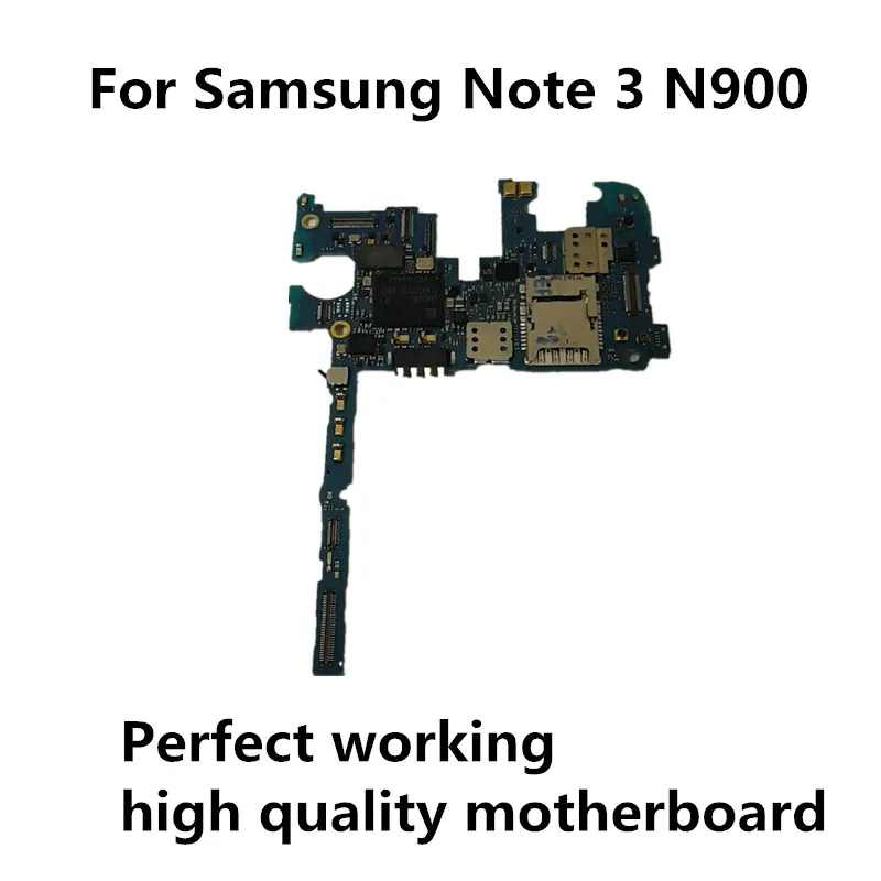 Используется оригинальная материнская плата для Samsung Note 3 N900 разблокированная материнская плата, логическая плата протестированная пластина