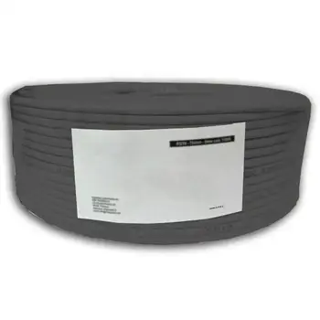 

Hank U/UTP cable Cat.6 CCA 100m flexible outdoor Black