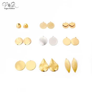

Accessories Findings Diy Jewelry Making Gold Plated Geometric Metal Plate Pendent Jewelry Making Material For Jewelry Making