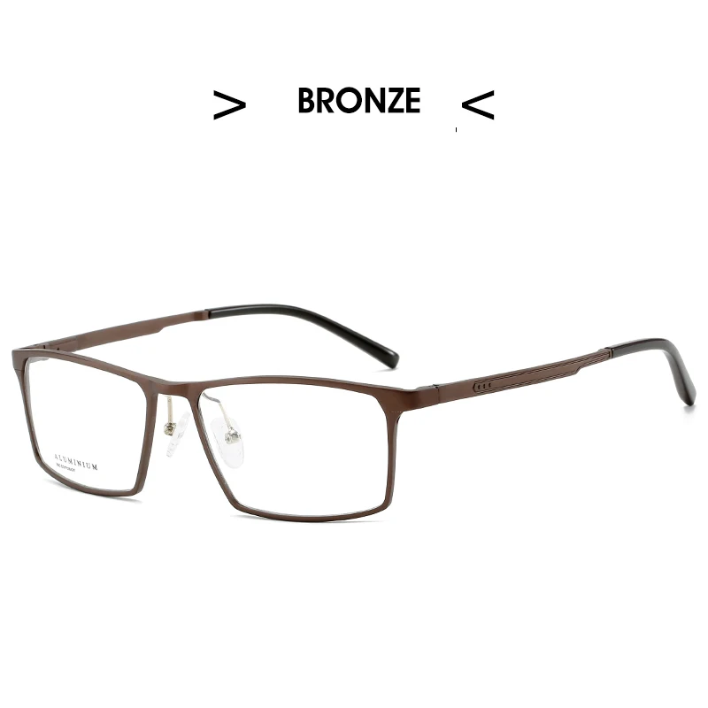HDCRAFTER очки, оправа, мужские Модные ретро оптические очки, очки диоптрий, оправа для очков, винтажные очки по рецепту - Цвет оправы: BRONZE