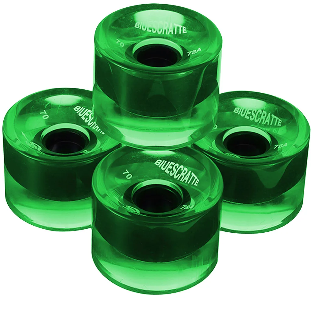 4 Pcs/set Skateboard Wheels 82A PU Wheels Roller Skate Longboard Tires with Bearing Skateboard Replacements Parts 1
