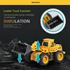 Mini Volume Remote Control Bulldozer Forklift Crane Simulated Rubber Tires Fall-proof Material RC Engineering Truck Kid Toy Gift 4