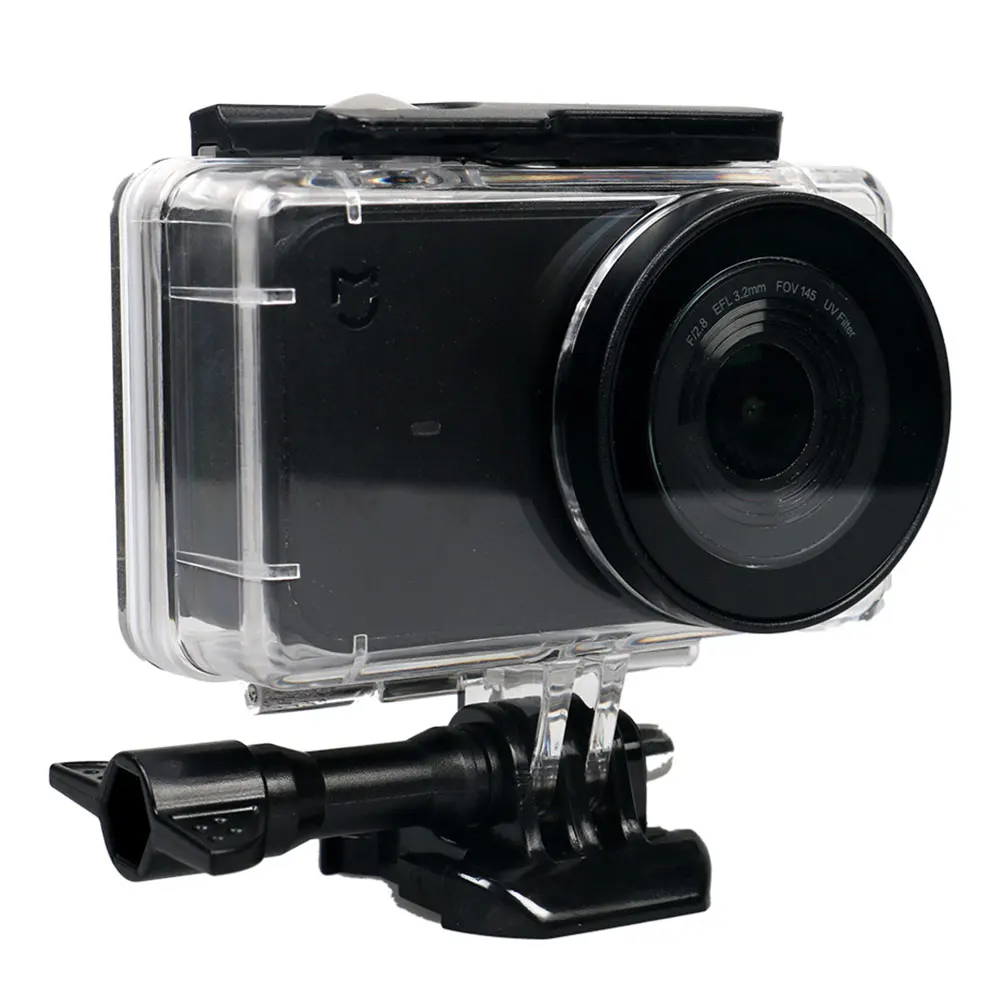 Корпус камеры Подводный Чехол Водонепроницаемый защитный чехол для Xiaomi Yi 4 K Xiaoyi 2 Спортивная камера