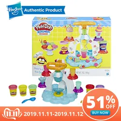 Hasbro Play-Doh kitchen Creations Swirl'n Scoop Мороженое 5 унций банки, возраст 3 и выше, нетоксичные, разные цвета