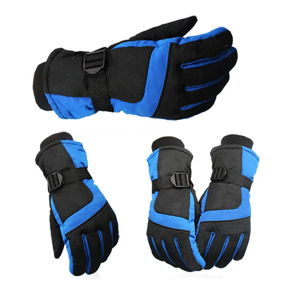 Лыжные перчатки водонепроницаемые перчатки для сноуборда с подогревом мотоциклетные альпинистские перчатки Теплый снегоход «Snow» перчатки для мужчин и детей