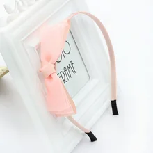 Трехслойные детские повязки для волос в Корейском стиле, многослойные газовые модные Южно-корейский ободок, аксессуары для волос ручной работы