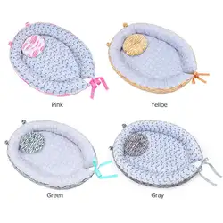 Новорожденная детская кроватка переносная люлька ворс кроватка противоскользящая колыбель с подушкой необходимые бытовые Детские
