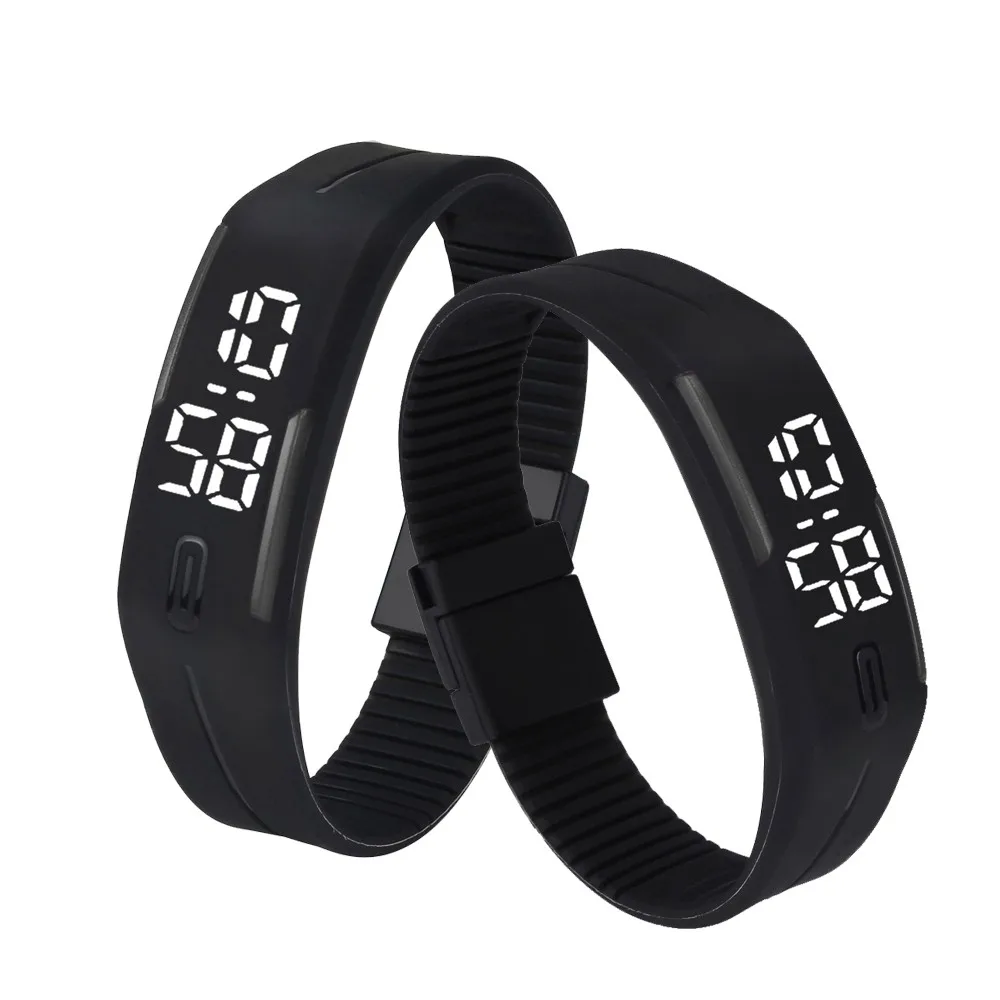 Модные мужские цифровые часы женские браслеты спортивные светодиодный Электронные Силиконовые наручные часы для детей zegarek damski