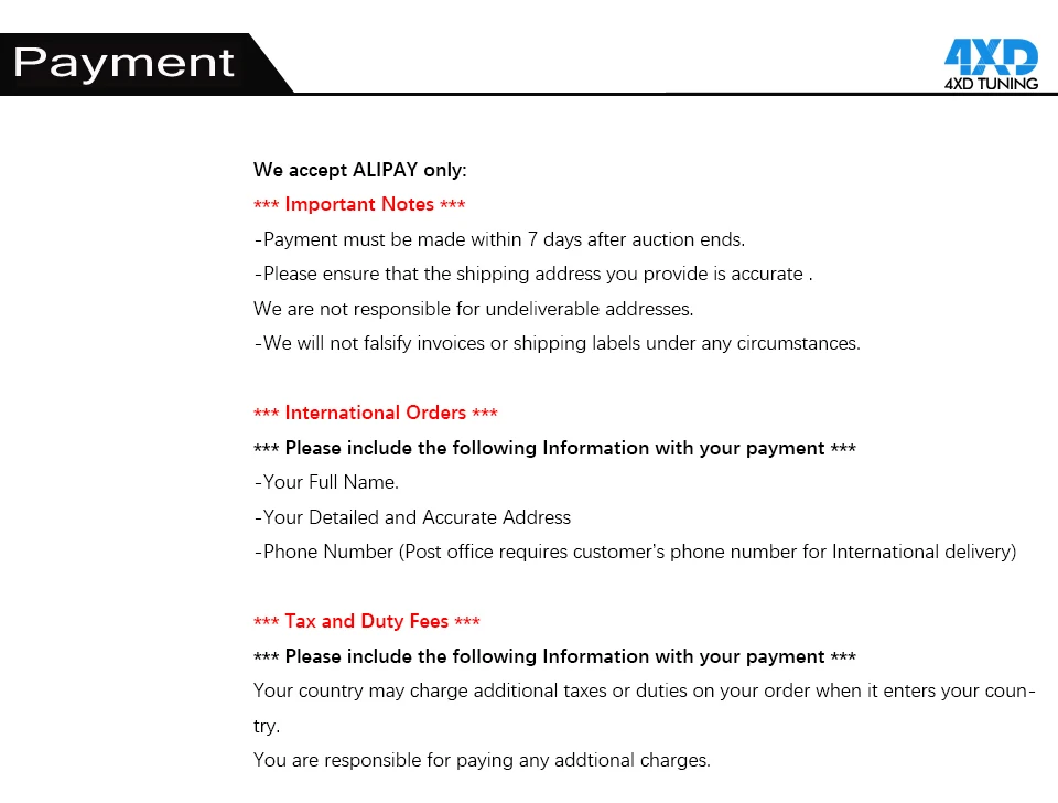 payment