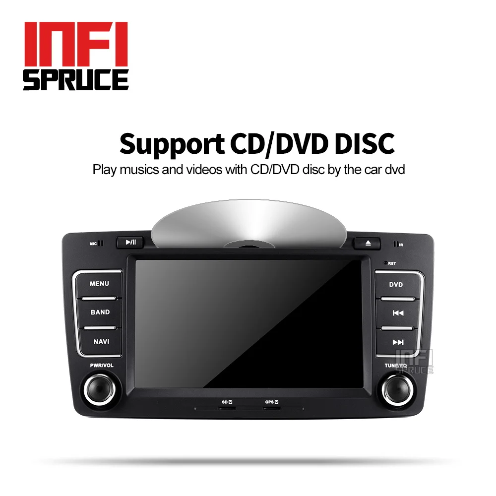 Infispruce Android 9,0 автомобильный dvd для Skoda Octavia 2009-2013 с 8 восьмиядерным Радио Стерео gps навигация автомобильный стерео медиаплеер