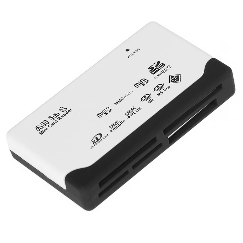 Card Reader USB 2.0 TF Memory Card Reader Fast Data Transmission All In One Card Reader Support TF CF SD Mini SD MS XD hot