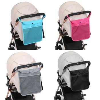 

Fashion Baby Stroller Pram Pushchair Net Mesh Hanging Bag Organizer Diaper Storage Tidy Net Baby Stroller Accessories