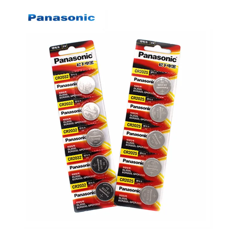 Panasonic CR2032 CR2025 CR2016 CR1220 CR1616 CR1620 CR1632 батарейки таблеточного типа монетки 3В литий Батарея