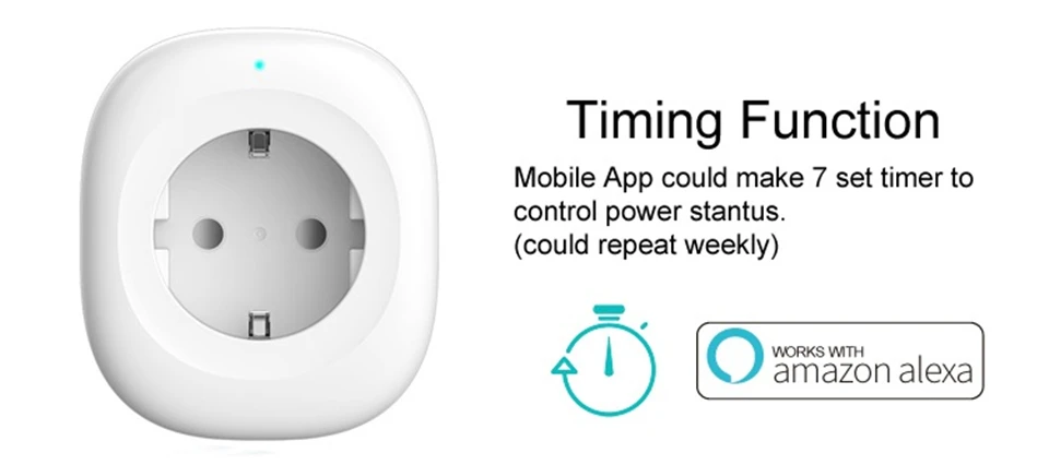 Великобритания, США, ЕС, Wi-Fi, Смарт гнездо разъема питания на выходе, пульт дистанционного управления, монитор энергии работает с Amazon Alexa Google Home, не требуется концентратор