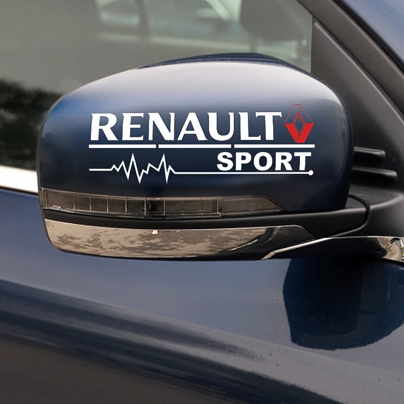 2 шт. наклейки на передний бампер для Renault Laguna Duster Logan Clio 4 Captur Sandero|Наклейки