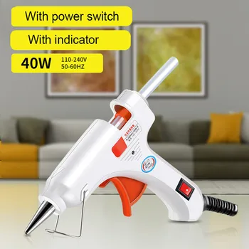 

Mini Hot Melt Glue Machine with 20pcs Glue Sticks Flexible Trigger for DIY Small Craft Projects
