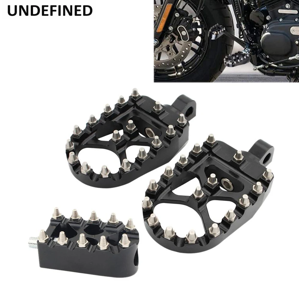 Mx Foot Pegs Motorcycle Front Rear Wide Footrests Shifter Pegs For