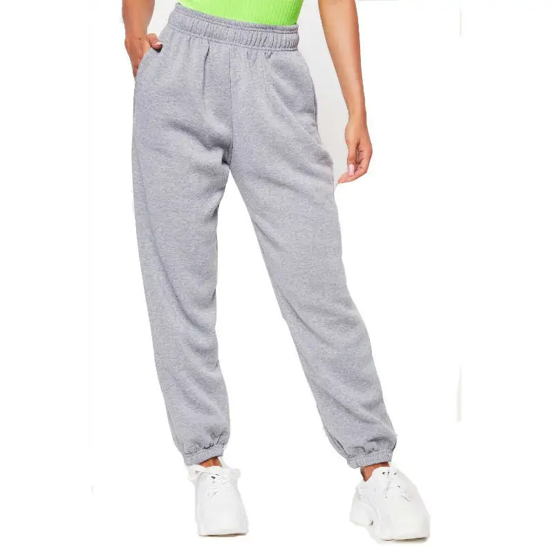 Одноцветные повседневные штаны осенние модные женские с эластичной талией