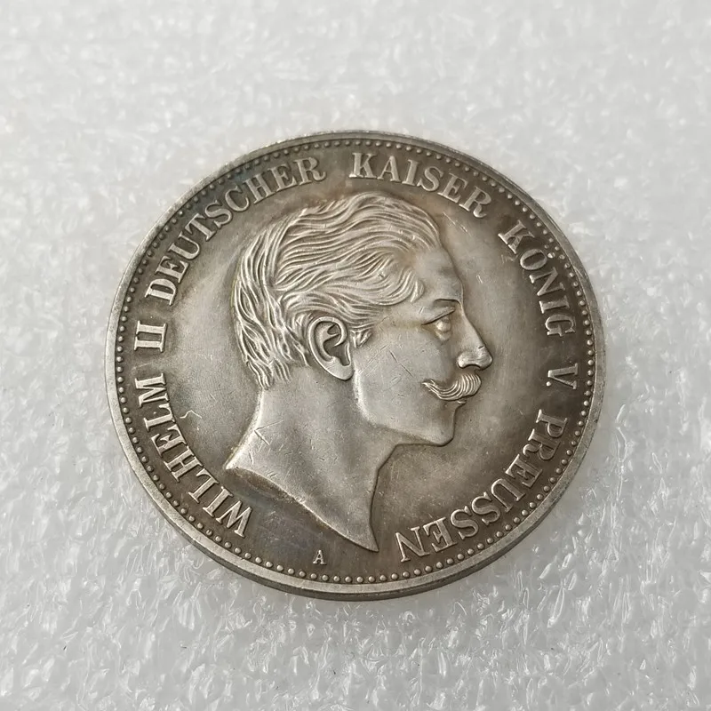 

1888 Germany States (Prussia) 5 Mark-Wilhelm II Replication Coins Replication Commemorative Coins