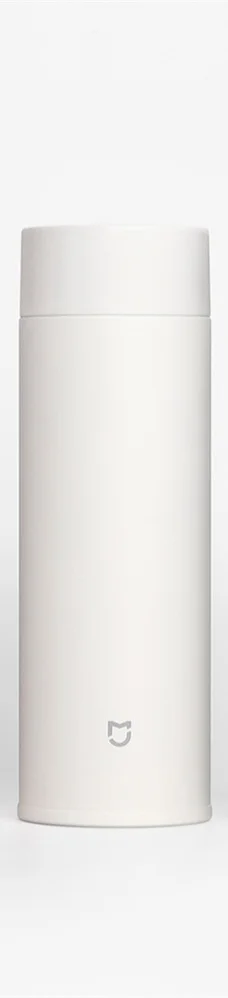 350 мл Термос из нержавеющей стали чашка Вакуумная бутылка 6 часов колба воды «Умная» бутылка Термоизолированный бутылка - Цвет: White