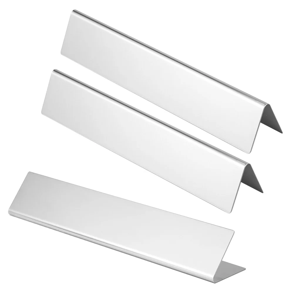3Pcs Stainless Steel Gas Grill Heat Shield Plate Burners Cover Replacement Parts Fit for Weber Series BBQ | Дом и сад