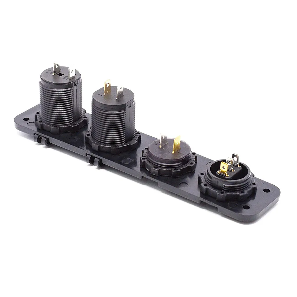 12 V 2.1A автомобиля круглый тумблер с двумя разъемами USB для больных Зарядное устройство для автомобилей лодка морской переключатель автомобильные аксессуары# BL3