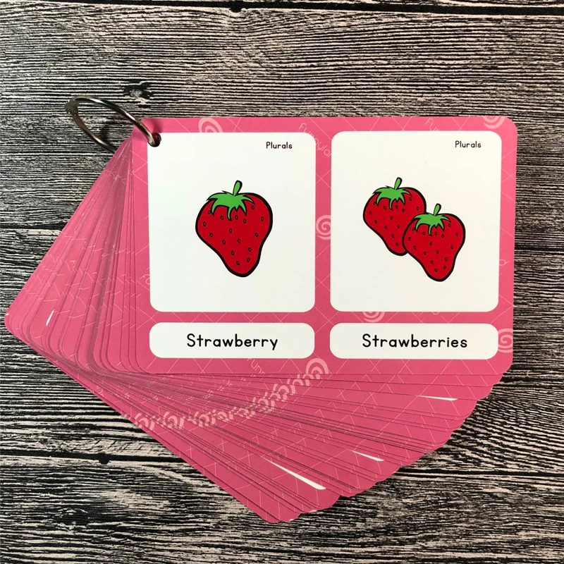 46 групп/набор Карманные флэш карты Монтессори|learning card games|games word puzzlestoys for |