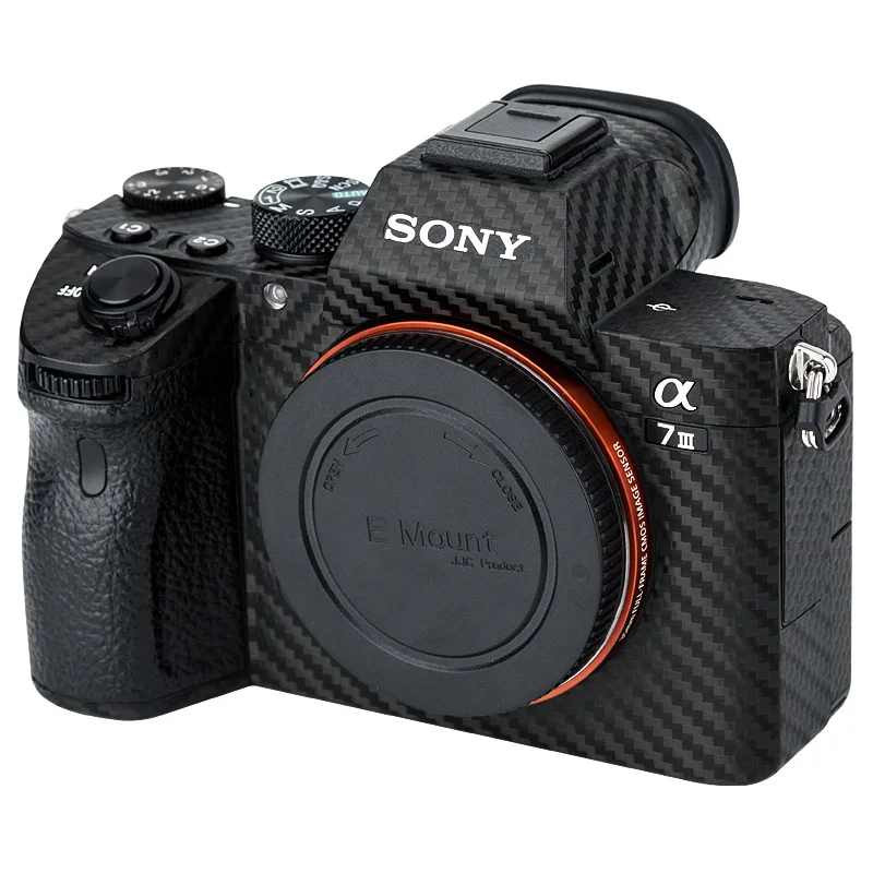 Наклейка из углеродного волокна для корпуса камеры Sony A7 III A7R A7C A7RII A7II A9 A7M3 A7RM4
