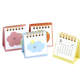 

Mini Desk Calendar 2020 2021 Creative Desktop Ornaments Portable Work Note Calendar New Year Plan Schedule Back To School