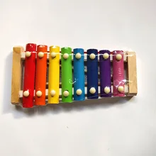 Детская деревянная игрушка-октава, пианино для детей раннего возраста, обучающая игрушка-музыкальный инструмент для детей 1-2-3 лет, маленький деревянный
