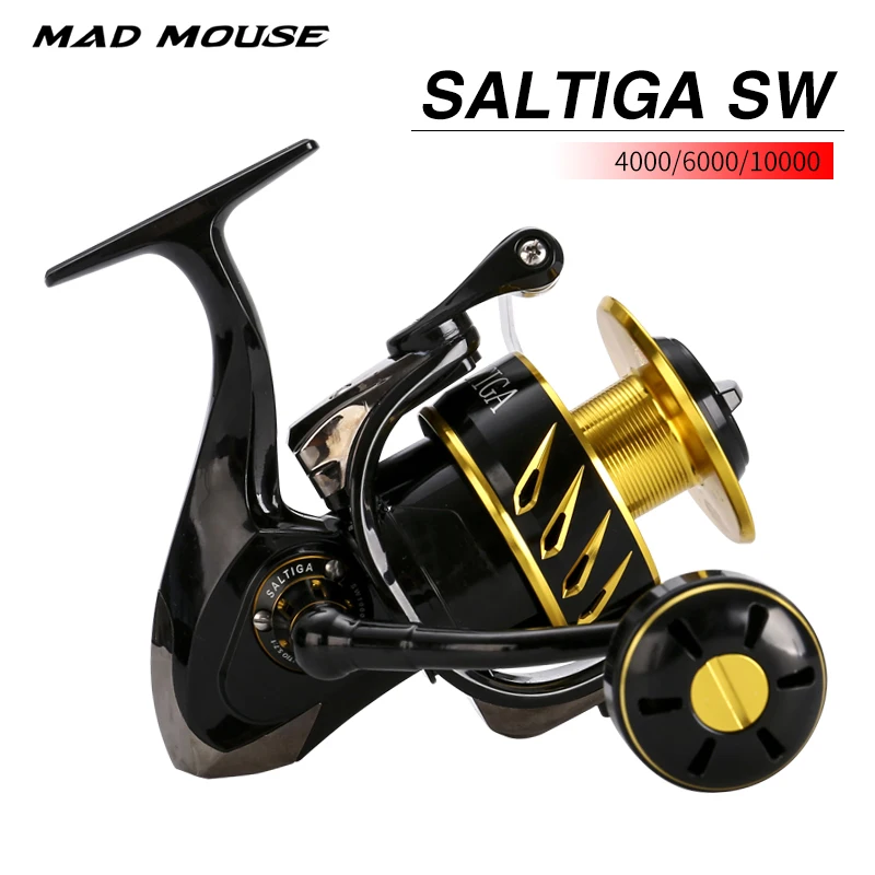 Спиннинговая катушка MADMOUSE saltida SW SW4000XG SW6000HG SW10000HG для удочки Saltwater 11 + 1