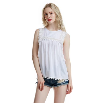 

women t shirt woman t-shirt sleeveless T-shirt O-neck t shirts tops clothing slim Lace Patchwork Hollow Out t-shirts S-XL