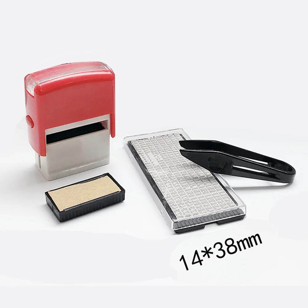 DIY Stamp Rubber Kit Self Ink Dial Assortment Seal Business Number Monogram Printing Stamp tampon encreur personnalis&eacute;