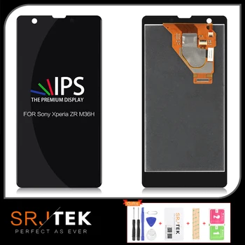 

Tested 4.6'' 1280x720 Display For SONY Xperia ZR Display Touch Screen Digitizer Assembly Replacement ZR LCD M36h C5502 C5503