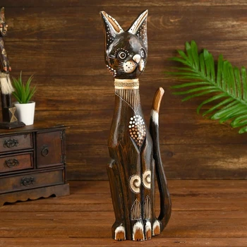 

Souvenir tree "Cat brown with a pattern" 7x17x50 cm 4165579