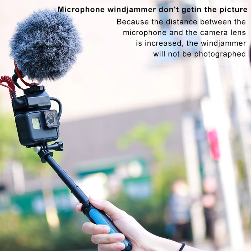 GP-3 GoPro Microphone Bracket for Case Quick Release Adapter for Gopro 7/6/5 Gopro Accessories