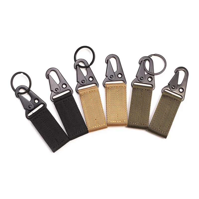 

Molle Attach Belt Clip Webbing Backpack Strap Quick Draw Clasp Outdoor Carabiner Camp Water Bottle Hanger Tactical Holder Hook