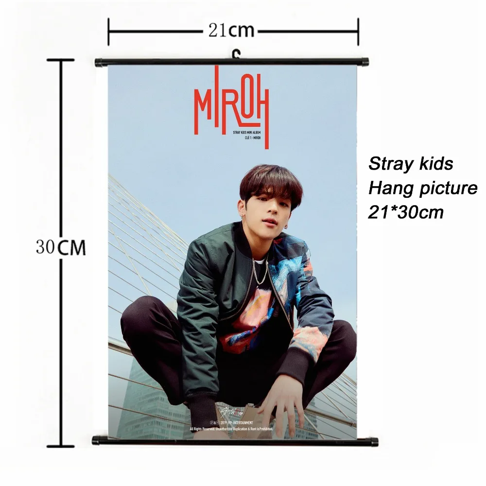 Модный Kpop Stray Kids have picture 21*30 см плакат stray kids MIROH альбом Фотокарта для фанатов Коллекция корейский Канцелярский набор