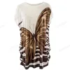 Nice-forever Summer Butterfly Stripes Printed Casual Dresses Shift Loose Women Dress 182 ► Photo 2/5