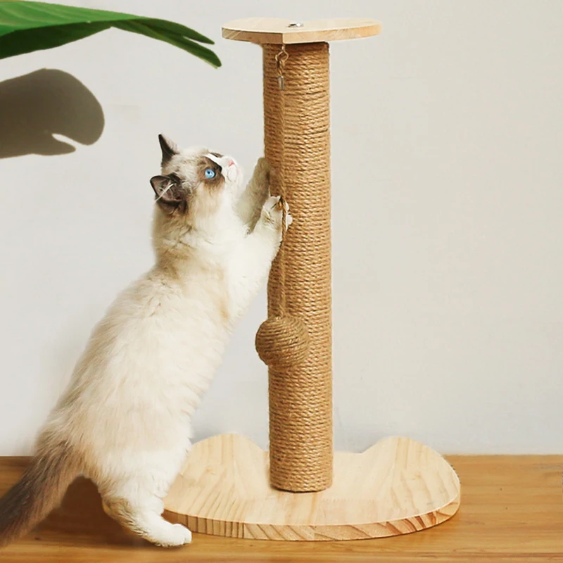 Sisal Cat Scratcher Cat Scratching Post Claw Sharpener Wearable Won t Fall Cat Climbing Shelf Funny