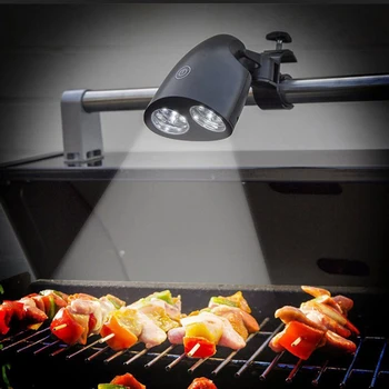 

LED Barbecue Grill Light Heat Resistant Waterproof Night Grilling Lamp Touch Switch Dimmable 200lm SMD2835 LED BBQ Light