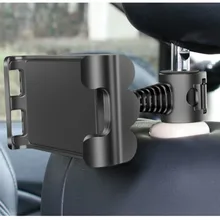 Support universel de tablette de voiture, support ajustable pour IPAD, accessoires universel de tablette, support de siège de voiture pour tablette de 4 à 11 pouces