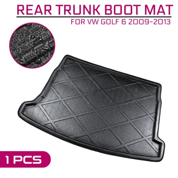 

For VW Golf 6 2009-2013 Car Floor Mat Carpet Rear Trunk Anti-mud Cover