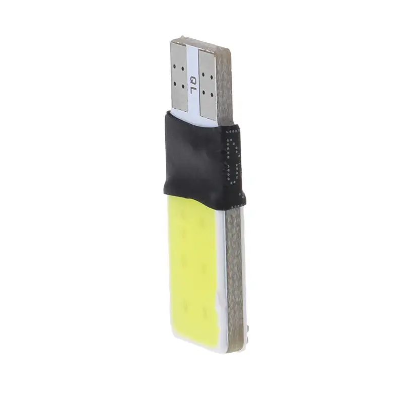 DC 12V T10 W5W 194 168 6W светодиодный Белый COB Canbus боковой светильник клиновидный